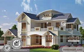 Double Storey Homes Designs Upstairs Living With Spacious Balcony Plan Kerala House Design House Front Design House Design