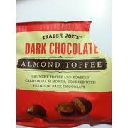 dark chocolate almond toffee