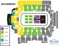 seating charts the aud