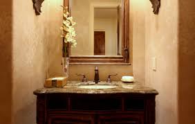 Choosing a vivid color for the walls and ceiling really makes the subway tile backsplash, artwork and fixtures pop. Faux Finish Bathroom Houzz