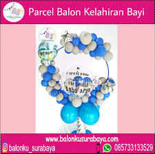 Hal yang biasanya kita lakukan dalam bersosialisasi adalah dengan memberikan ucapan selamat kelahiran bayi, sebagai sebuah rasa selamat buat kelahiran si juniornya, pasti cakep/cantik kaya ibu/bapaknya, dan yang terpenting, semoga menjadi anak yang soleh dan berbakti kepada kedua. Balon Ucapan Kelahiran Bayi Balonku Surabaya