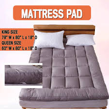 Maybe you would like to learn more about one of these? Buy Queen King Size Mattress Protector Pad Topper Cover Deep Fitted Bed Sheet Soft Ergonomic 10cm Thick At Affordable Prices Free Shipping Real Reviews With Photos Joom