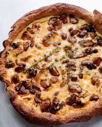 Caramelized Garlic Tart Recipe In 2020 Yotam Ottolenghi Goat Cheese Tart Tart Recipes