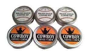 Old timers say this helps to draw the grounds, which. Amazon Com Split 6 Pack Cowboy Coffee Chew Major League Coffee Dip Quit Chewing Tin Can Non Tobacco Nicotine Free Smokeless Alternative To Dip Snuff Snus Leaf Grocery Gourmet Food