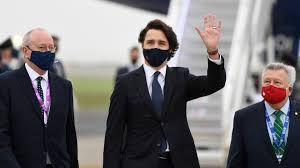 Trump greets trudeau at g7 summit. Trudeau Lands In England For G7 Summit As Leaders Pressed To Share Covid 19 Vaccines Ctv News