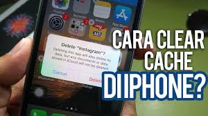 Cara Bersihkan Sampah Cache Data Aplikasi Di Iphone Youtube