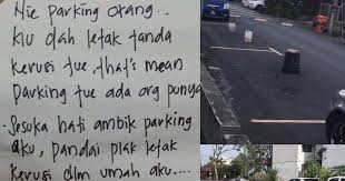 Maybe you would like to learn more about one of these? Buasir Otak Parkir Rumah Flat Bukan Milik Bapa Sesiapa