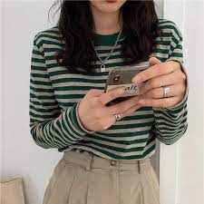 Maybe you would like to learn more about one of these? Black Green Women S Hot New Fashion Korean Knitting 2021 Loose Casual Basewear Striped Long Sleeve Tops Pullover Jumper Mujer Mega Offer E7c13c Goteborgsaventyrscenter