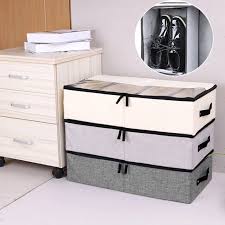 Sie wirken individuell, sind praktisch und können sich sehen lassen. Neue Art Faltbare Aufbewahrungsbox Fur Schuhe Kleiderschrank Schrank Organizer Socken Bh Unterwasche Baumwolle Aufbewahrungstasche Unter Bett Aufbewahrungsbox Storage Boxes Bins Aliexpress