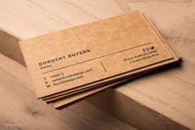 Stand out by choosing a different size, with four options to choose from. Brown Kraft Business Cards