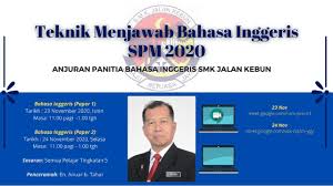 Squad, tidak terasa ya semester ganjil untuk tahun ajaran 2018/2019 sebentar lagi sudah akan berakhir. Teknik Menjawab Bahasa Inggeris Kertas 2 Spm 2020 Youtube