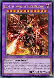 Red Eyes Formusrt Black Dragon Yugioh Dragon Cards Custom Yugioh Cards Yugioh Fusion