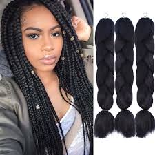 Enjoy fast delivery, best quality and cheap price. Amazon Com Jumbo Braids Colorful Synthetic Kanekalon Hair Extensions For Diy Crochet Box Braiding Pure Color Black 3pcs 100g Pcs 24inches Beauty