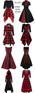 Women S Dresses Plaid Dresses Christmas Dress Plaid Blackdresscasual Black Friday Sale Up To 54 Off Ca Plaid Christmas Dress Plaid Dress Womens Dresses