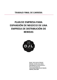 Tú estás programado para ser tú, seas lo que seas. Plan De Empresa Para Expansion De Negocio De Una Empresa De Distribucion De