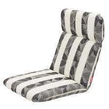 Stratco Stripe Textiline Outdoor Back And Seat Cushion