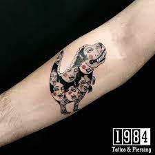 Abstract Dinosaur Wind Tattoo Tattoos Mini Tattoos