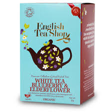We did not find results for: English Tea Shop Organic White Tea Blueberry Elderflower 20 Bags Organic Tea