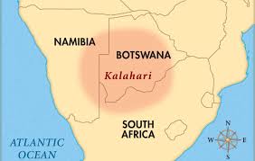 Kalahari Map1 1024x650 Gif 1024 650 Desert Map Deserts Africa