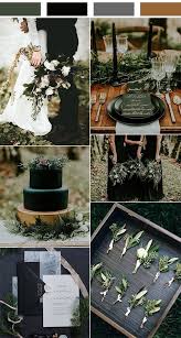 Elegant Fall Wedding Inspiration Black White And Green Wisconsin Wedding Col We Wedding Inspiration Fall Winter Wedding Colors White Winter Wedding
