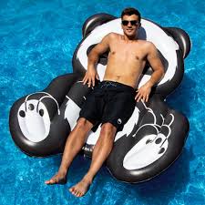 Our professionals are experienced in. Swimline Vinyl Panda Pool Float Black Walmart Com Walmart Com