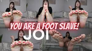 Foot slave joi