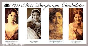 The Kapampangan Listorian: 9. 19 CANDIDATES TO THE MISS PAMPANGA CARNIVAL  OF 1933