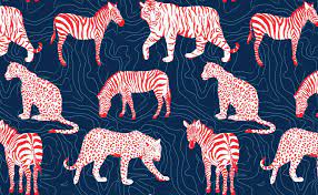 Spots And Stripes Zebra Wallpaper Zebras Elephant Wallpaper