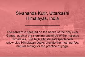 The american institute of vedic studies is an online educational center providing a broad range of courses, resources and publications for an international audience. Sivananda Yoga Vedanta Centers