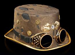 But, as always, please don't. Steampunk Hut Mit Brille Whitby Wanderer Gothic Fasching Schutzbrille Deko Ebay