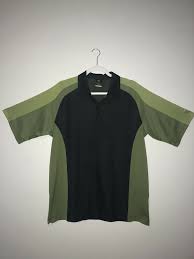 Black And Lime Green Nike Shirt Mens Nike Golf Dri Fit Uv Polo Size Large Lime Green And Dark Blue Fashion Clothing Shoes Accessories Mensclothing Shir With Images Green Polo Shirts Wicking Shirt Shirts