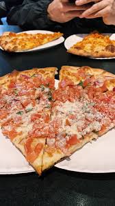 bruschetta slice from scalas in west end food breakfast cheese pizza