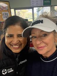 Cute networking moment at whaleback