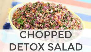 Easy Chopped Detox Salad Clean Delicious Clean And Delicious Salad Recipes Detox Salad