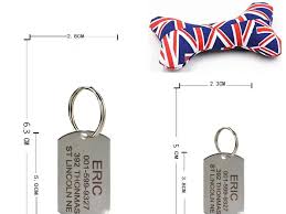 Du er med på alt dette, ja? Tilpasset Rustfrit Stal Kaeledyr Maerke Gratis Gravering Pa To Sider Hun Dk Grandado Com