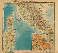 E' necessario installare le versioni di prova (valide per 30 giorni). Carta Geografica Antica Italia Centrale Fisica Paravia 1941 Old Antique Map Ebay