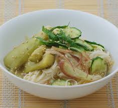 Fill a pot with ~ 3 cm of water and bring to a boil. Cold Aubergine Somen Noodles Recipe Japan Centre