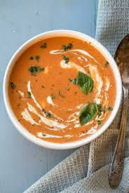 This creamy soup is absolutely delicious. Creamy Tomato Basil Soup Video Valentina S Corner