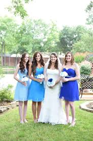 Blue Ombre Wedding Bridesmaid Dresses Royal Blue Turquoise And Sky Blue Blue Wedding Dress Royal Royal Blue Bridesmaid Dresses Blue Wedding Dresses