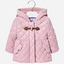 mayoral tekstil urunleri mont kaban mayoral espana mayoral kiz bebek kislik kapsonlu mont blush mont kapsonlular kiz bebek yorgani