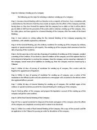 The member's voluntary winding up will be resolved by a special resolution in general meeting. Steps For Voluntary Winding Up Of A Company Liquidation Business Law