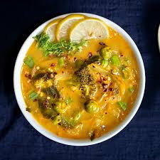Thai Vegetable Soup Prepared With Coconut Milk Spicy Thai Curry Paste Mixed Veggies Of Your Choice Vegetable Soup Vegetable Soup Recipes Thai Vegetable Soup