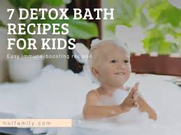 Definitely check with your doctor before taking *any* bath right after having a baby. 7 Cold Busting Detox Bath Recipes For Kids Hol Family