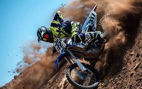 Dirt bikes wallpapers wallpaper cave. Download Wallpapers 4k Yamaha Yz450f Motocross 2018 Bikes Fxr Mx Rider Sportbikes Yamaha Besthqwallpapers Com Motocross Bikes Motocross Love Motocross