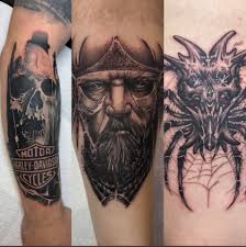 Who is the best black and white tattoo artist in the area?