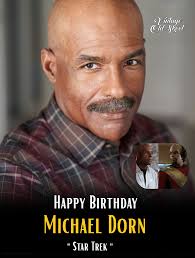 Michael Dorn Of "Star Trek" Is 73 Today Best known for his role as the  Klingon Worf in the Star Trek franchise. He has appeared more times as a  regular cast member