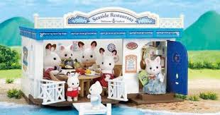 Sylvanian Families Restaurant Bord De Mer Maison Poupee Seaside Restaurant Sylvanian Families Seaside