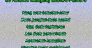 Ideal auch für veganer & vegetarier. 13 Tembang Kinanthi Dalam Bahasa Jawa Secara Lengkap Seni Budayaku