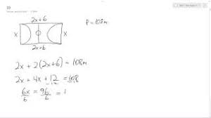 Data from the national basketball association. The Perimeter Of A Basketball Court Is 108 Meters And The Length Is 6 Meters Youtube