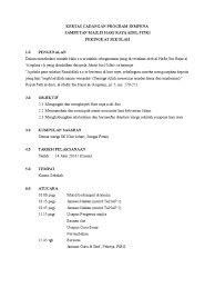 Juadah raya, lemang, ketupat dan kuih. Kertas Kerja Program Sempena Hari Raya